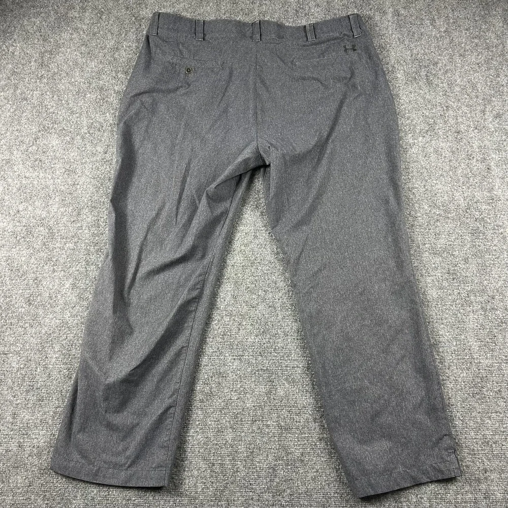 Under Armour Pants Mens 42x30 Gray Stretch Chino Casual Straight Leg‎ Golf